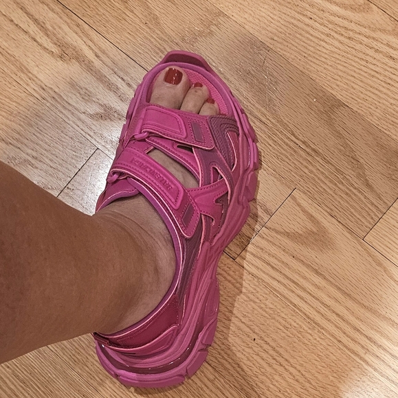 New Balenciaga Rubber Track Slingback Sandals, Sz 8 - Picture 10 of 10